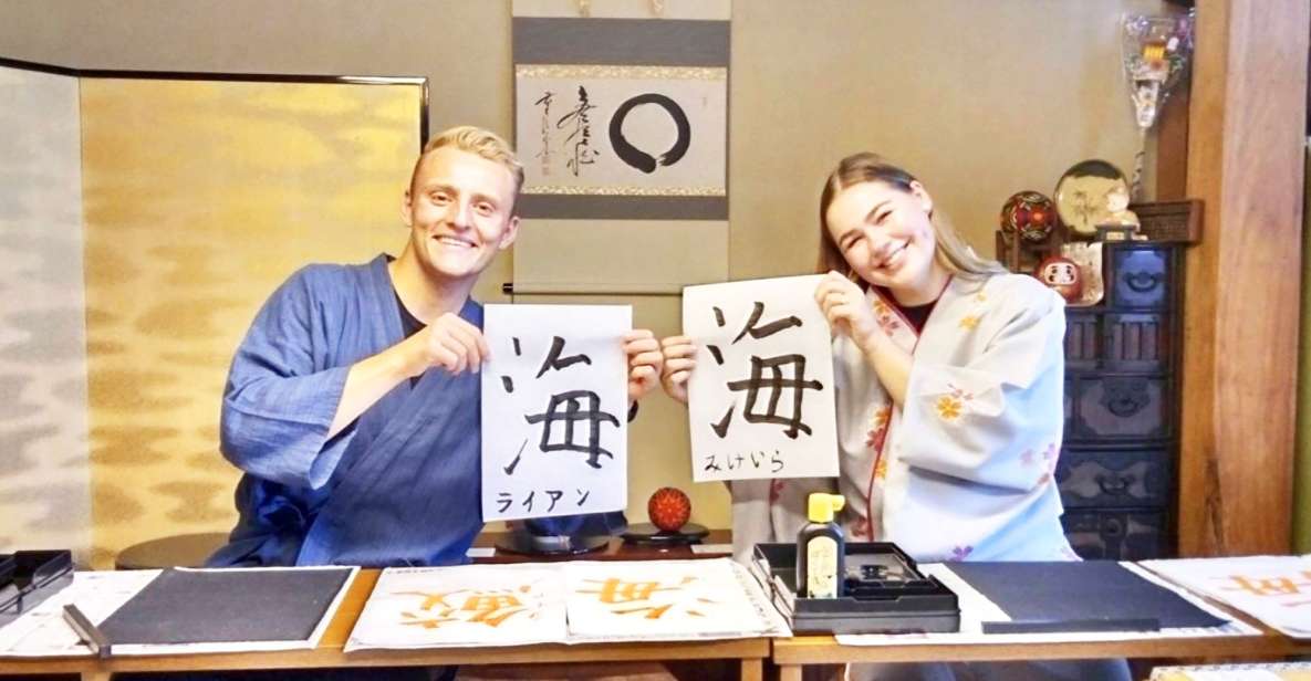 Calligraphy Experience With Simple Kimono in Okinawa - Experience Highlights