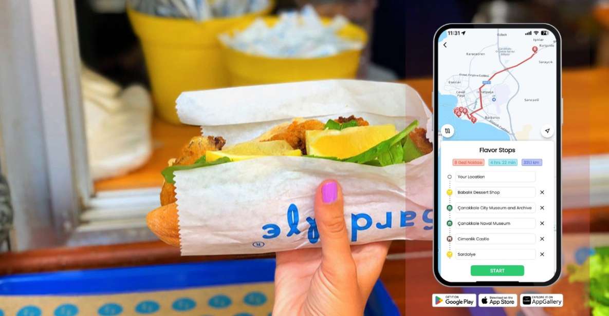 Çanakkale: Flavor Stops With GeziBilen Digital Guide - Experiencing Unique Çanakkale Flavors