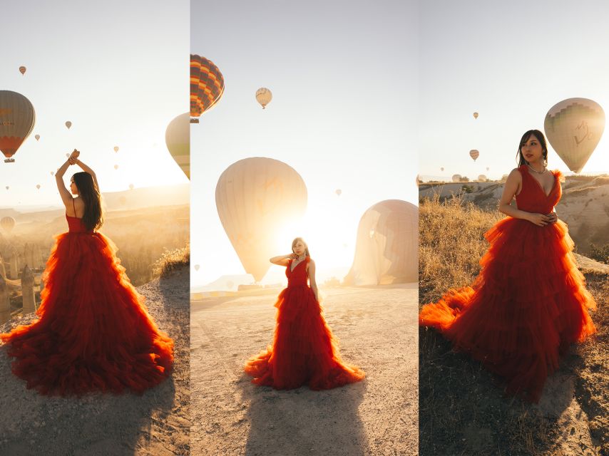 Cappadocia: Photo Shooting With Flying Dresses - Experience Itinerary
