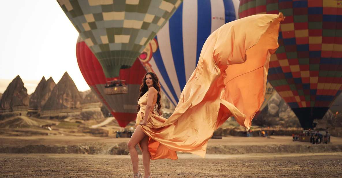 Cappadocia: Private Flying Dress Photoshoot at Sunrise - Experience Highlights