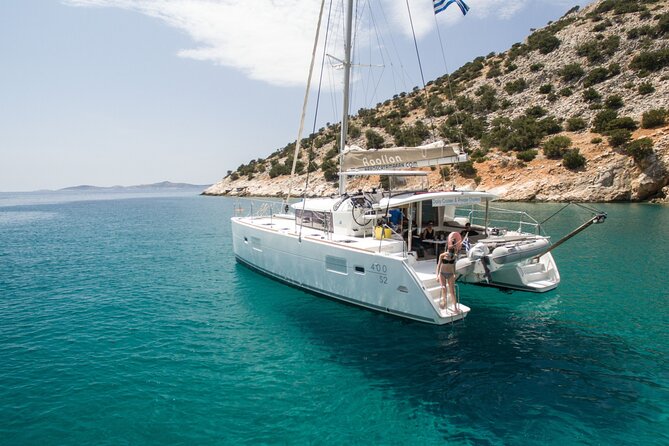 Catamaran Full-Day Cruise Around Naxos or Paros With Lunch - Sightseeing and Snorkeling Opportunities