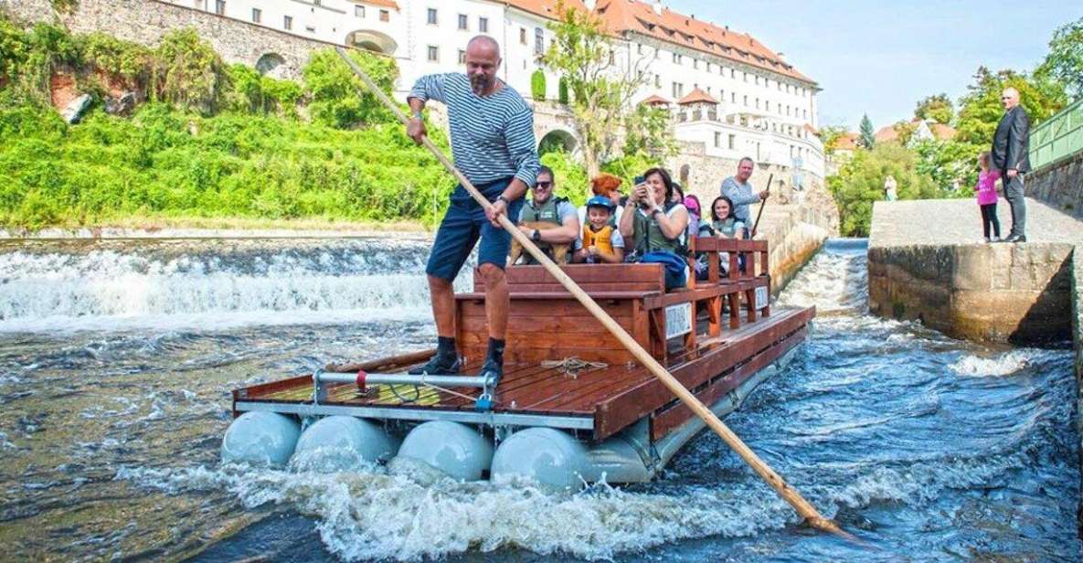 Český Krumlov: Wooden Raft River Cruise - Booking Information