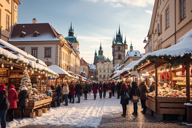 Christmas Private Daytrip - Vienna to Prague & Back, English Speaking Driver - Itinerary Overview