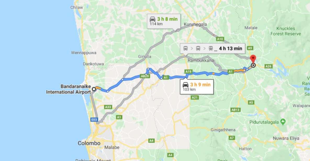Colombo: Colombo Airport (CMB) and Kandy City Transfer - Experience Highlights