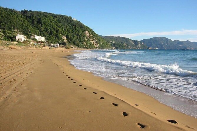 Corfu: a Relaxed Day at Glyfada Beach - Scenic Views and Sunbathing