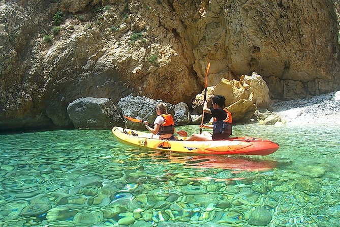 Excursion Kayak Granadella Snorkeling Picnic Photos Visit Caves - Kayaking Adventure at Granadella