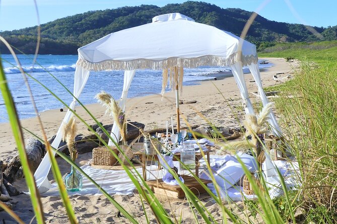 Experience a Luxurious and Unique Beach Picnic Near Tamarindo - Romantic Setting