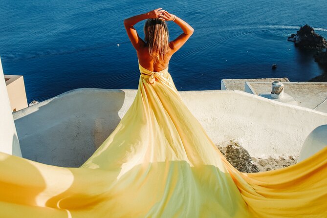 Flying Dress Photoshoot Santorini - Choosing the Perfect Location