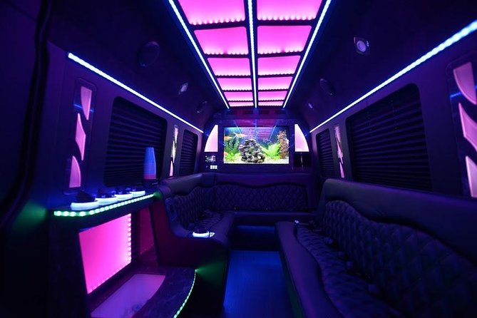 Fort Lauderdale or Miami Private Party Bus - Enjoy Luxurious Amenities Onboard