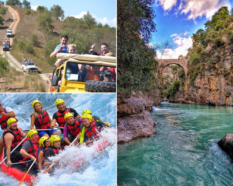 From Antalya/Alanya/City of Side: River Rafting & Jeep Tour - Booking Information