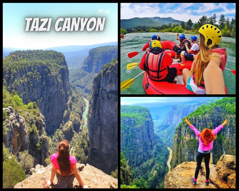 From Antalya/Alanya/City of Side: Tazı Canyon & Rafting Tour - Experience Highlights