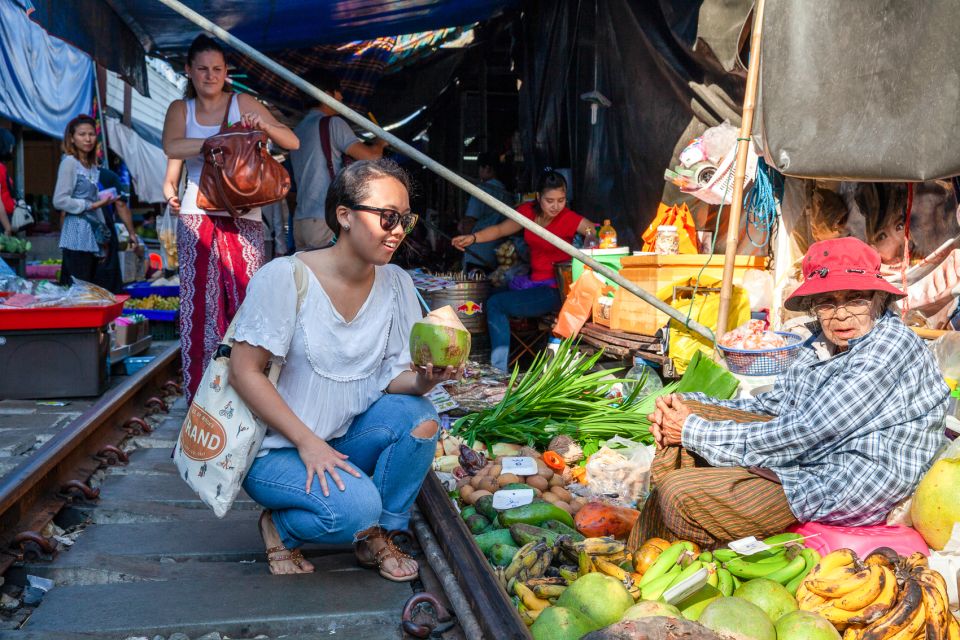 From Bangkok: Maeklong Railway and Floating Market Food Tour - Participant Information