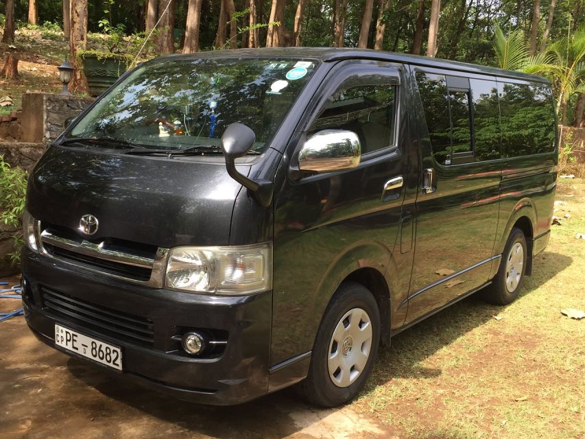 From Galle: Private Transfer To/From Kandy by Van - Description of the Service