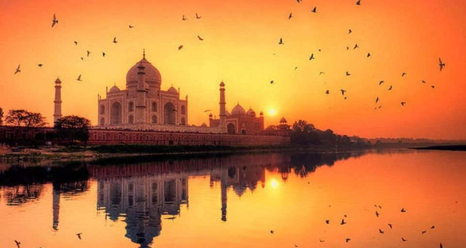 From Mumbai: Agra Taj Mahal Sunrise With Lord Shiva Temple - Witness the Majestic Sunrise View
