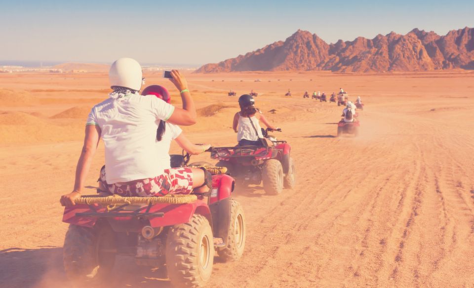 From Sharm: Private ATV Sunrise or Sunset & Bedouin Village - Inclusions