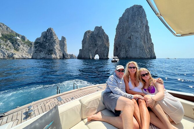 Full Day Private Boat Tour to Capri From Sorrento Coast - Onboard Amenities