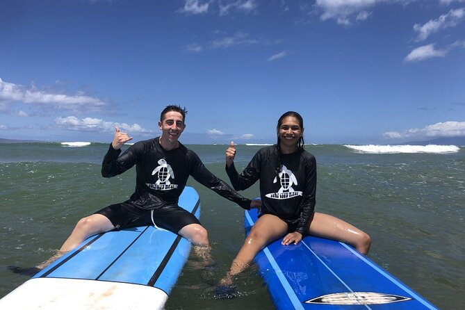 Group Surf Lesson at Kalama Beach in Kihei - Meeting and Pickup