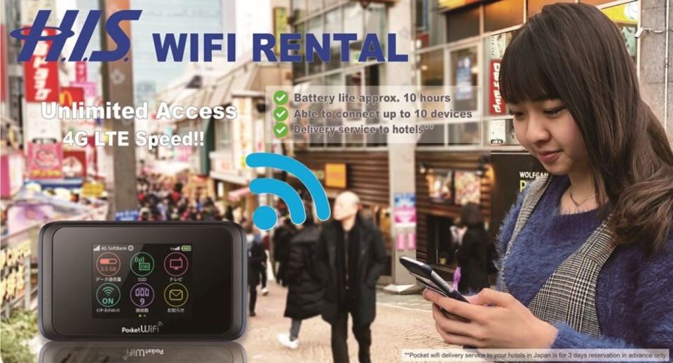 Harajuku Pickup: Unlimited WiFi Rental - Device Compatibility