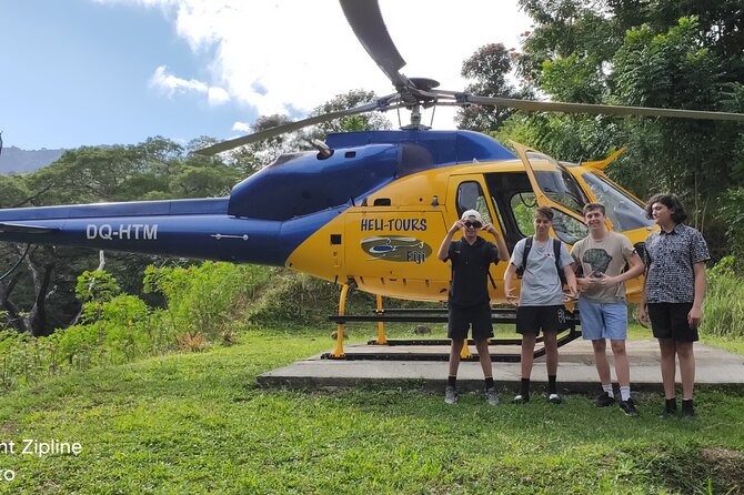 Heli-Ziplining Adventure in Fiji - Admission and Confirmation