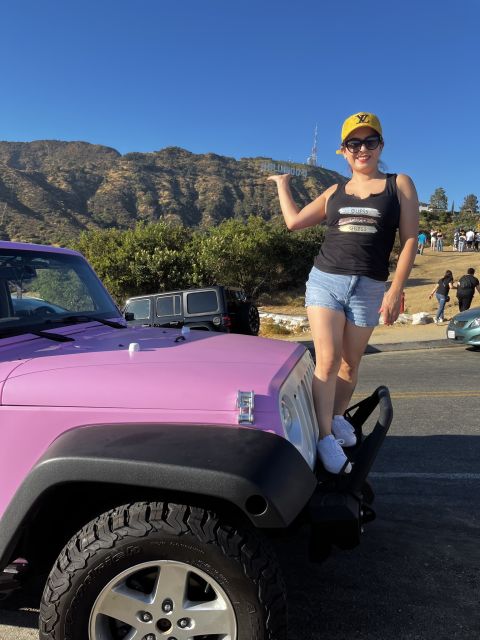 Hollywood Sign Private Tour on an Open Pink Jeep - Experience Highlights