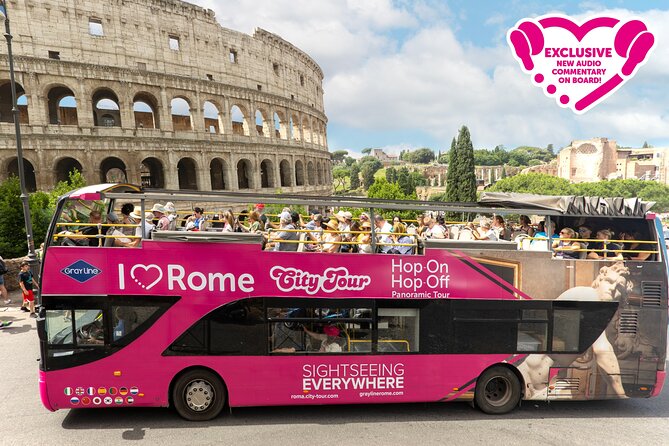 I Love Rome Hop on Hop off Open Bus Tour - Hop-on Hop-off Bus Routes
