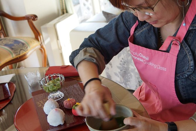 Japanese Sweets (Mochi & Nerikiri) Making at a Private Studio - Sample Menu