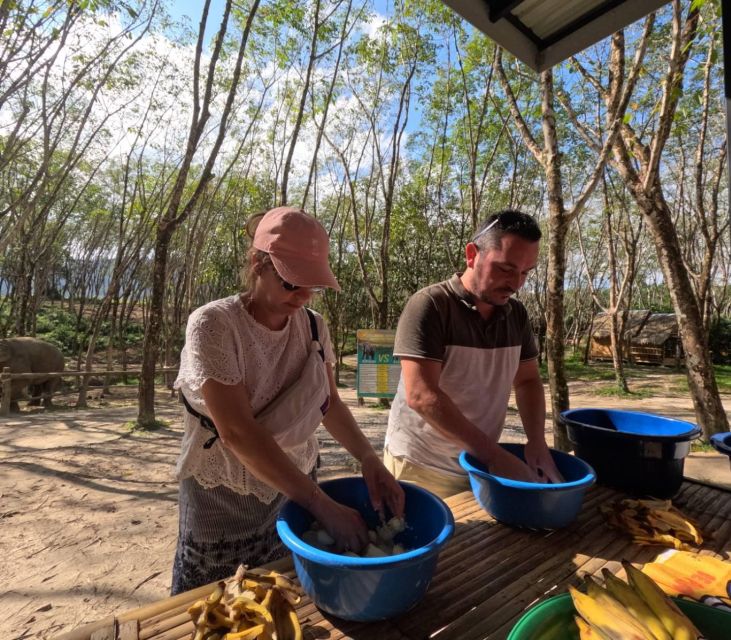 Khao Lak Adventure: Bamboo Rafting & Elephant Walk Journey - Elephant Sanctuary Experience