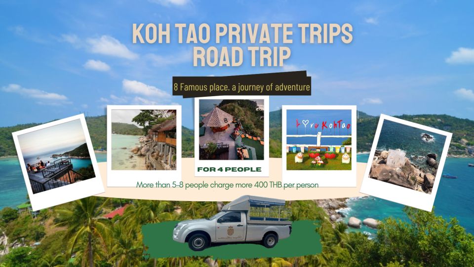 Koh Tao : Private Road Trip To 8 Famous Places - Explore Love Koh Tao Viewpoint