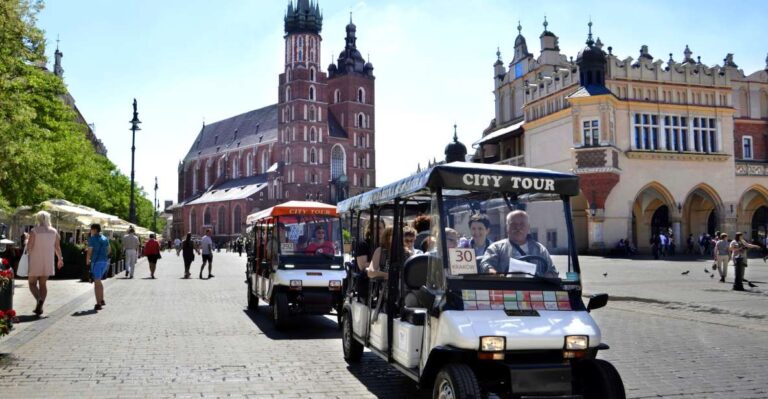 Krakow: Full Tour Regular 1.5h Guided City Tour by E-Cart
