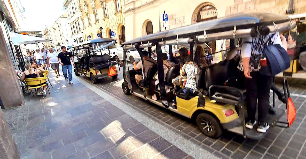 Krakow: Private Panoramic Tour by Golf Cart With Audio Guide - Booking Details and Flexibility