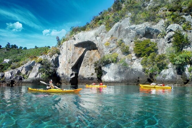 Lake Taupo - Maori Rock Carvings Package (Mountain Biking & Kayaking) - Inclusions and Equipment Provided