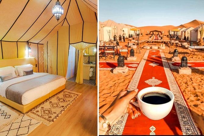 LUXURY Camp 3 Days Desert Trip Marrakech to Merzouga & Camel Trek - Accommodation Details