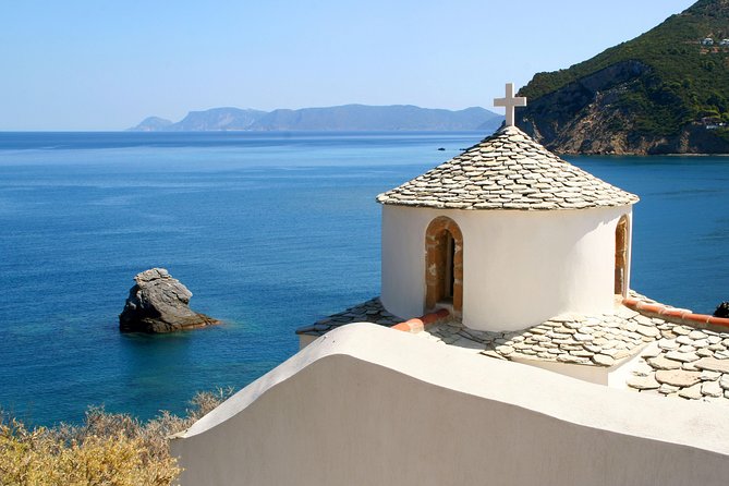 Mamma Mia Highlights, Skopelos Island - Chapel Wedding Scene Visit