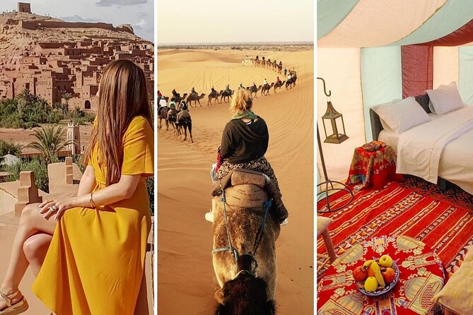 Marrakech to Fez 3-Day Tour Through the Merzouga Desert - Inclusions and Experiences