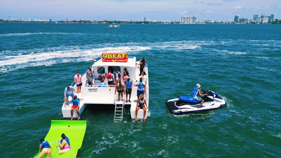 Miami: Catamaran Cruise With Water Sports Package and Party - Activity Highlights During the Cruise