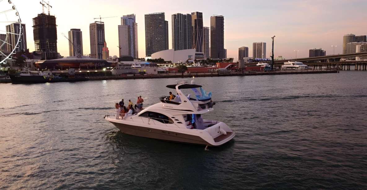 Miami: Private Sunset Yacht With Courtesy Drinks to Toast - Experience Details