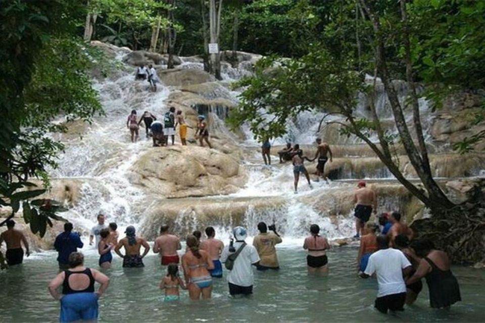 Montego Bay: Dunn's River Falls and Shopping Guided Tour - Experience Highlights