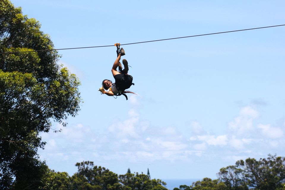 North Maui: 7 Line Zipline Adventure With Ocean Views - Experience Highlights