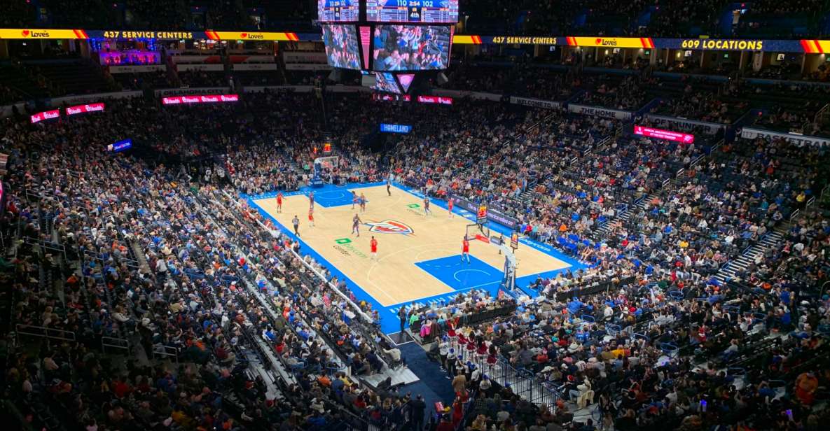 Oklahoma City: Oklahoma City Thunder Basketball Game Ticket - Cancellation Policy for Thunder Game Tickets
