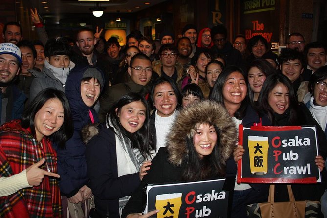 Osaka Pub Crawl and Nightlife Tour - Inclusions and Experiences