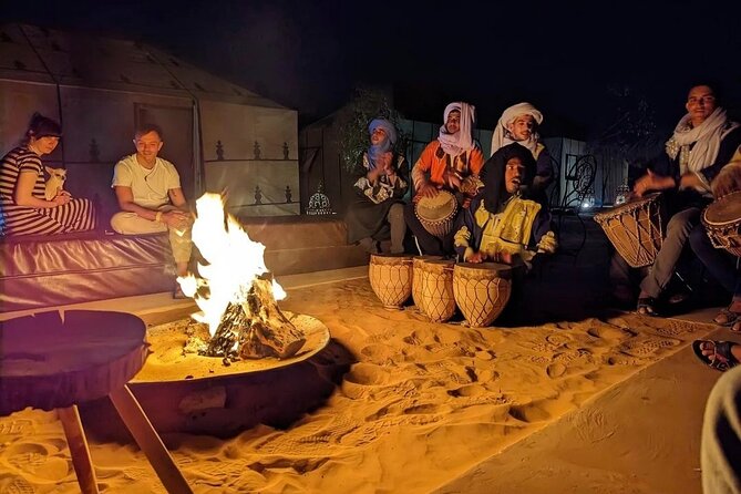 Overnight Camp Camel Trekking In Merzouga - Inclusions and Amenities