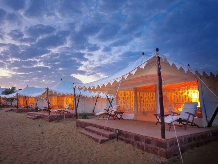 Overnight Stay In Tent With Camel Safari & Folk Dance - Camel Safari Experience at Sunset