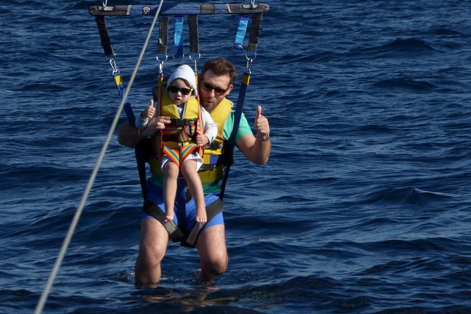 Parascending Tenerife. Stroll Above the South Tenerife Sea - Group and Pair Flight Options