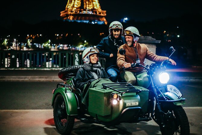 Paris Romantic & Private Tour By Night on a Sidecar Ural - Nighttime Photography Opportunities