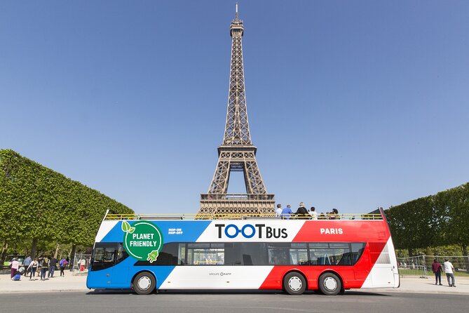 Paris Tootbus Discovery by Day and by Night Routes - Inclusions and Features