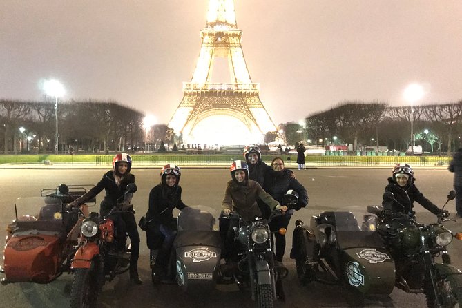 Paris Vintage Tour by Night on a Sidecar With Champagne - Captivating Visuals of Paris Landmarks