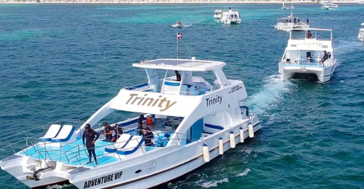 Party Boat Catamaran Trinity Snorkeling Private Beach - Private Beach Exploration Details