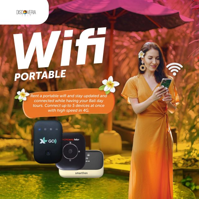 Portable Wifi 4G for Bali (DPS Airport Pick Up) - Device Specifications and Inclusions