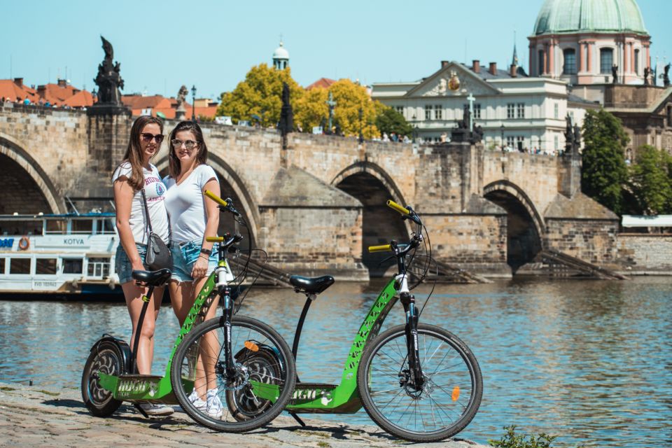 Prague: 2-Hour E-Scooter HUGO Bike Small Group Tour - Multilingual Live Tour Guides