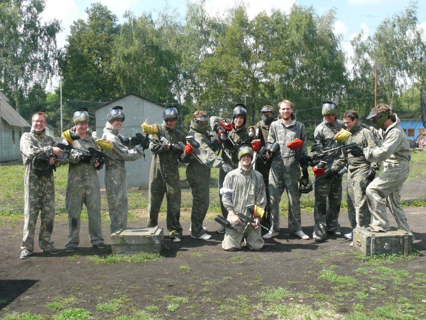 Prague: 4-Hour Paintball Activity With Transfers - Booking Information